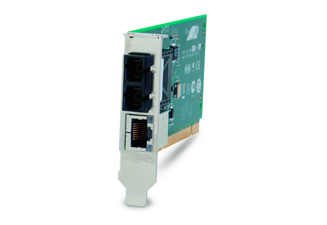 Оптоволоконный медиаконвертер Fast Ethernet AT-MC102XLPCIe-001