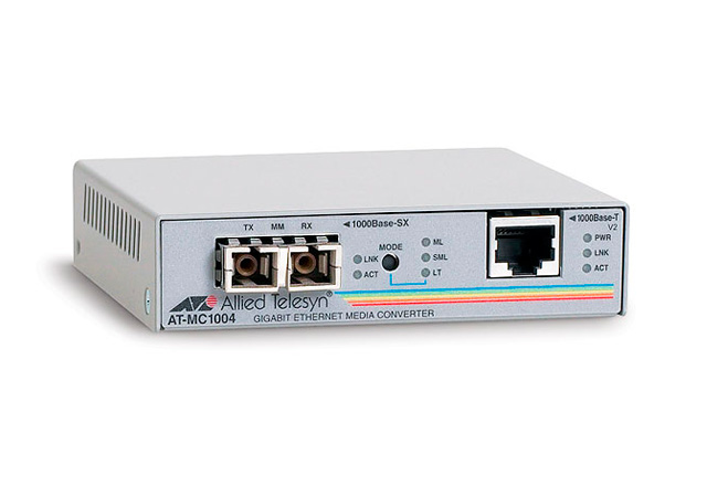   Gigabit Ethernet AT-MC1004-yy