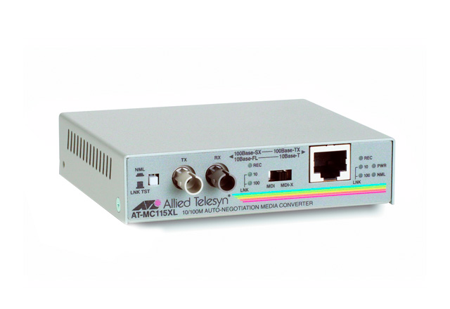 Оптоволоконный медиаконвертер Fast Ethernet AT-MC115XL-60
